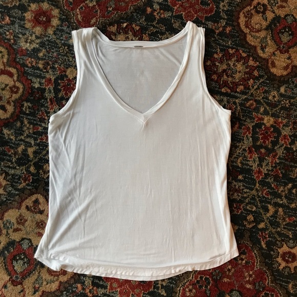 Chan Luu Tops - Chan Luu white tank size L